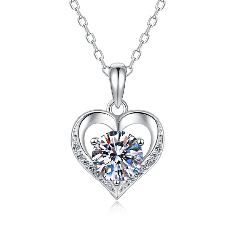 ZFSILVER Fashion Trendy Classic s925 Silver Moissanite Love Heart Necklace For Charm Women Accessories Party Jewelry Gift HK0132
ZFSILVER Fashion Trendy Classic s925 Silver Moissanite Love Heart Necklace For Charm Women Accessories Party Jewelry Gift HK0132