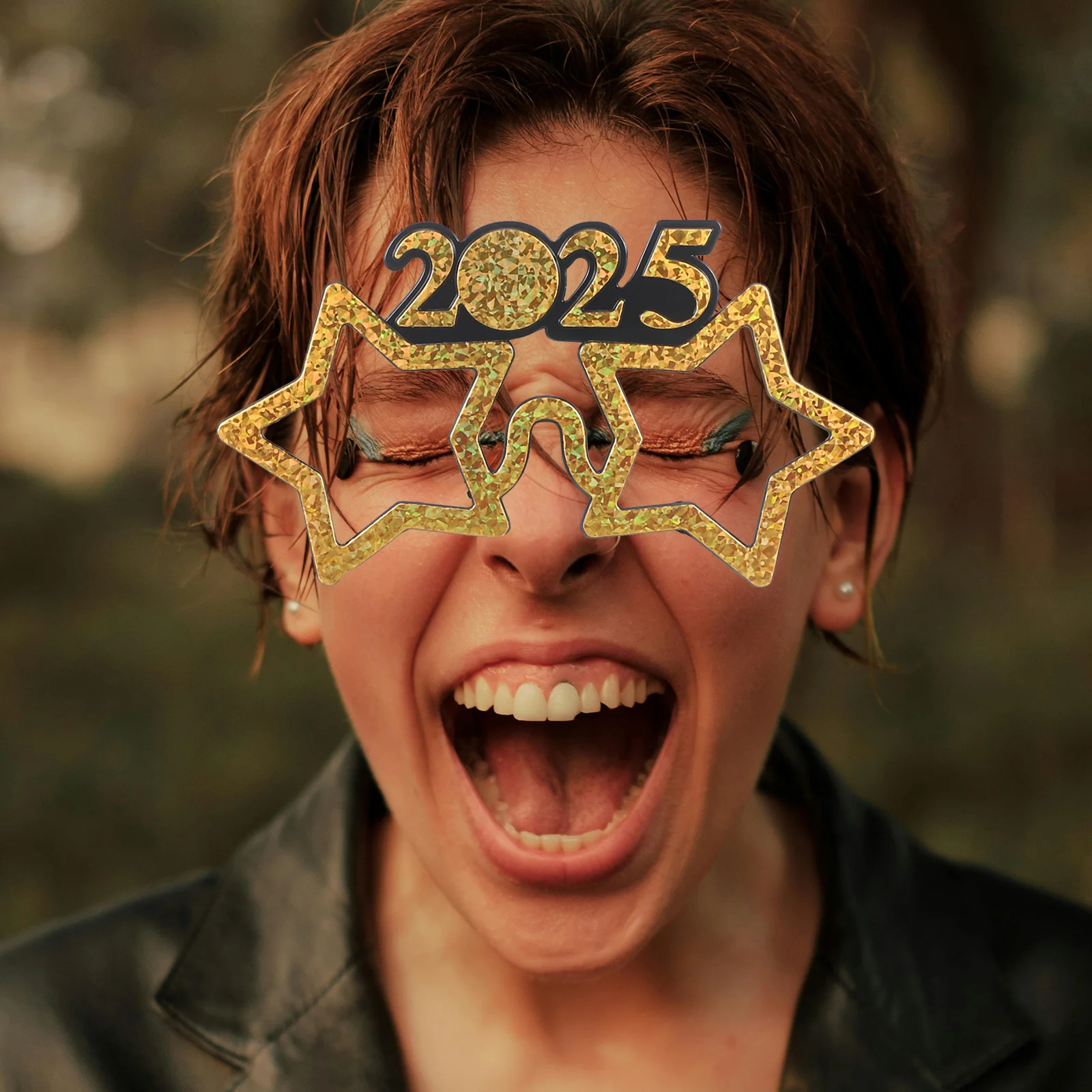2025 Star Style New Year Party Eyeglasses Fun Photo Props Bright Sturdy Pc Material Comfortable Lightweight Party Decor Supplies
2025 Star Style New Year Party Eyeglasses Fun Photo Props Bright Sturdy Pc Material Comfortable Lightweight Party Decor Supplies