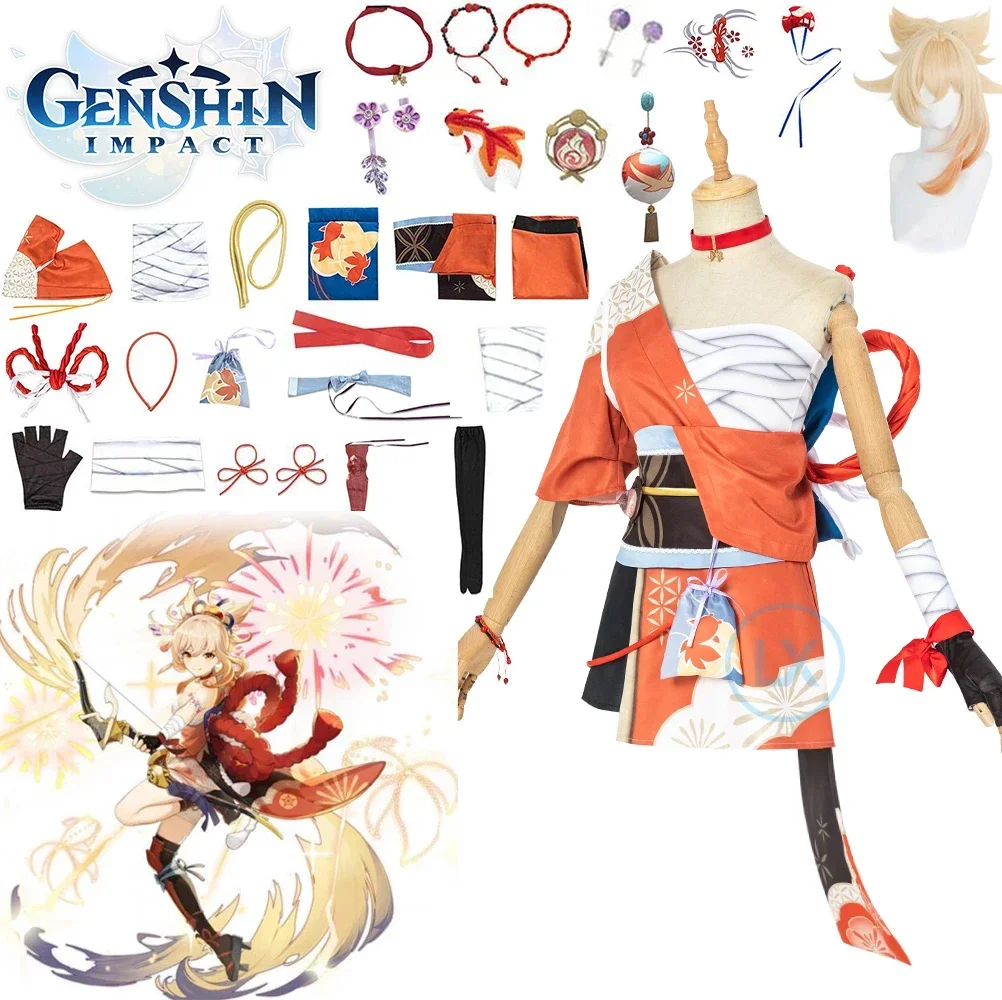 Anime Game Genshin Impact Yoimiya Cosplay Costume Girl Dress Set Halloween Clothes Christmas Gifts
Anime Game Genshin Impact Yoimiya Cosplay Costume Girl Dress Set Halloween Clothes Christmas Gifts