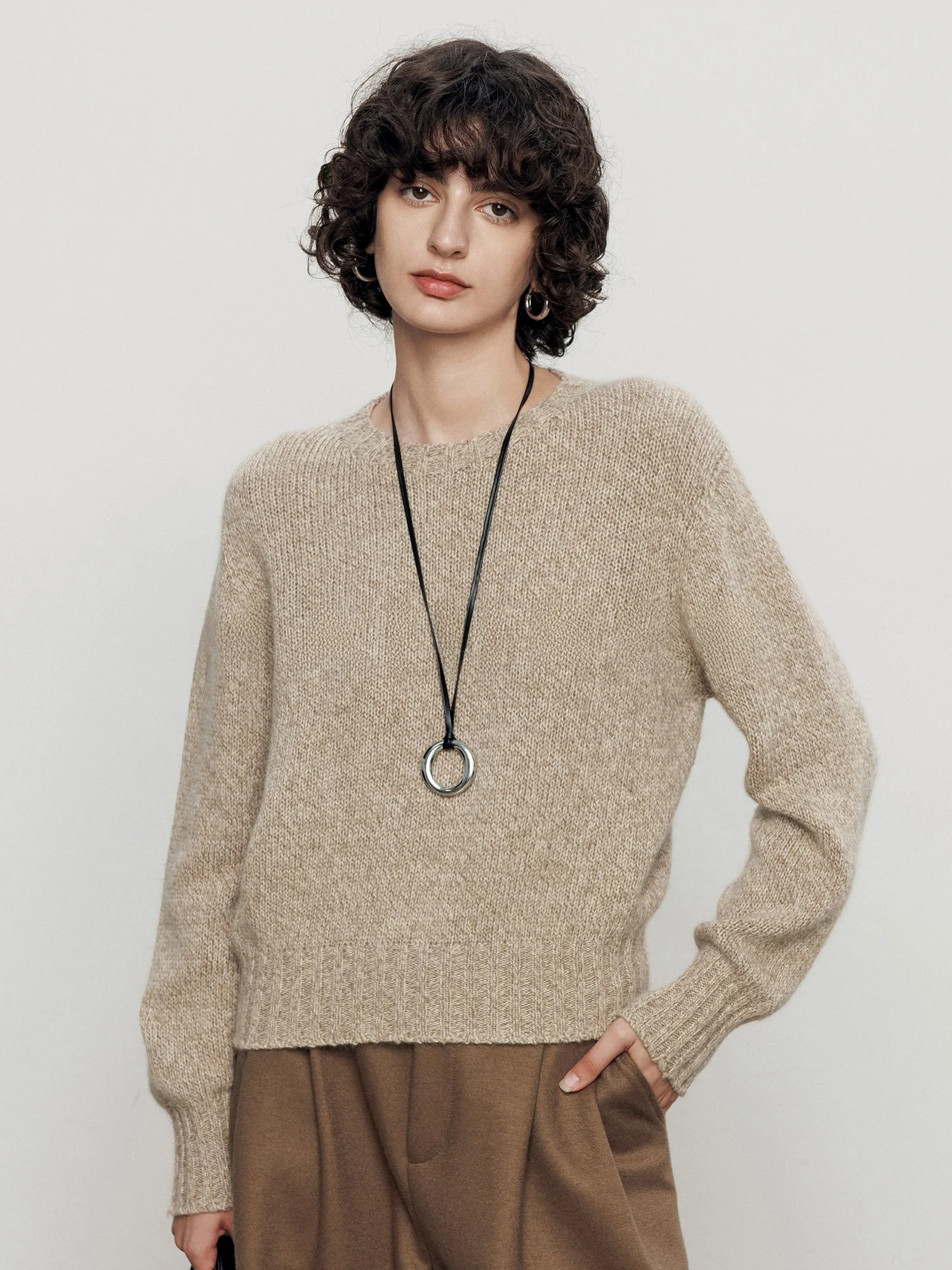 Maiherer Vintage Wool Blend Knitwear Long Sve round Ne Women's Faion Spring Top Casual Loose Fit Comfortable Knitted S...
Maiherer Vintage Wool Blend Knitwear Long Sve round Ne Women's Faion Spring Top Casual Loose Fit Comfortable Knitted S...