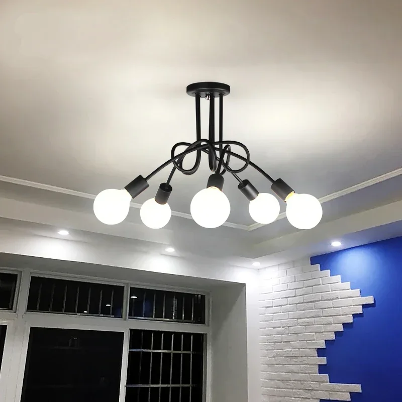Modern Creative Curve Chandeliers Wrought Iron Gold Plated Hanging Lights for Restaurant Living Room
Modern Creative Curve Chandeliers Wrought Iron Gold Plated Hanging Lights for Restaurant Living Room