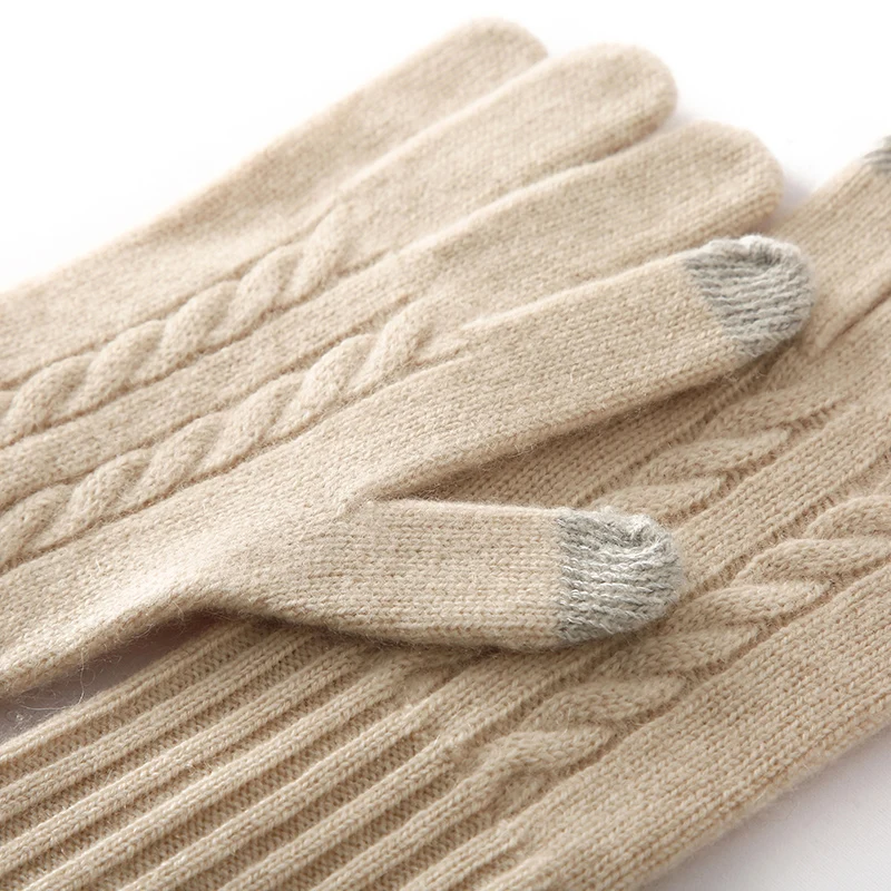 Простые 100% кашемировые перчатки, теплые перчатки в парном стиле, осень-зима, морозостойкие, на флисовой подкладке, утолщенные перчатки с сенсорным экраном на пальцах
Простые 100% кашемировые перчатки, теплые перчатки в парном стиле, осень-зима, морозостойкие, на флисовой подкладке, утолщенные перчатки с сенсорным экраном на пальцах