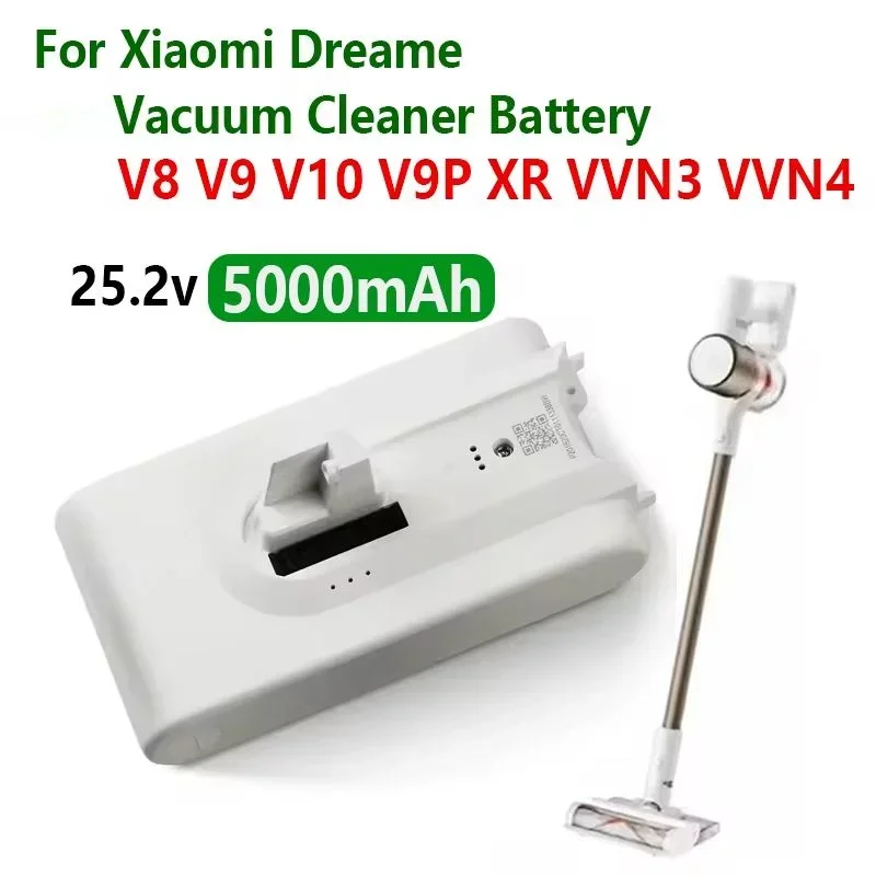 Lithium Battery for Dreame V8 V9 V9P V9B V10 V10pro XR VVN4 VVN3 VVN5 Handheld Cordless Vacuum Cleaner Parts Replacement Battery
Lithium Battery for Dreame V8 V9 V9P V9B V10 V10pro XR VVN4 VVN3 VVN5 Handheld Cordless Vacuum Cleaner Parts Replacement Battery