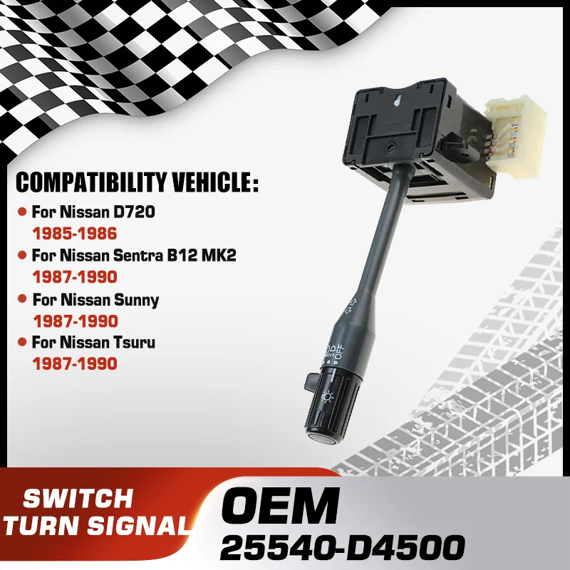 Car Turn Signal Switch For Nissan D720 1985-1986 Nissan Sentra B12 MK2 1987-1990 Nissan Sunny 1987-1990 Nissan Tsuru 1987-1990
Car Turn Signal Switch For Nissan D720 1985-1986 Nissan Sentra B12 MK2 1987-1990 Nissan Sunny 1987-1990 Nissan Tsuru 1987-1990
