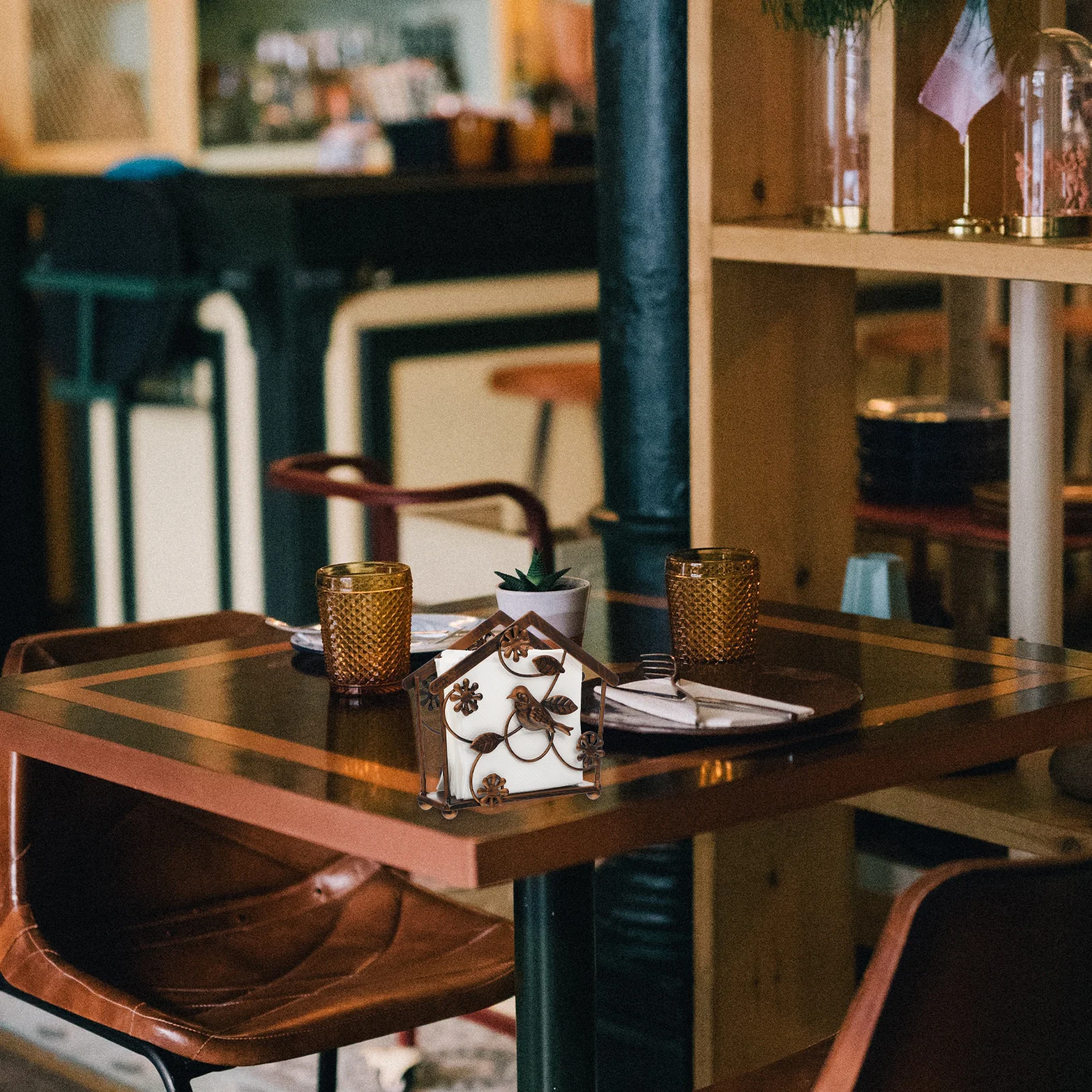 Retro Bookend Napkin Holder Iron Tissue Storage Rack for Kitchen Dining Table Cafe Hotel Home Decor Simple Style Vertical
Retro Bookend Napkin Holder Iron Tissue Storage Rack for Kitchen Dining Table Cafe Hotel Home Decor Simple Style Vertical