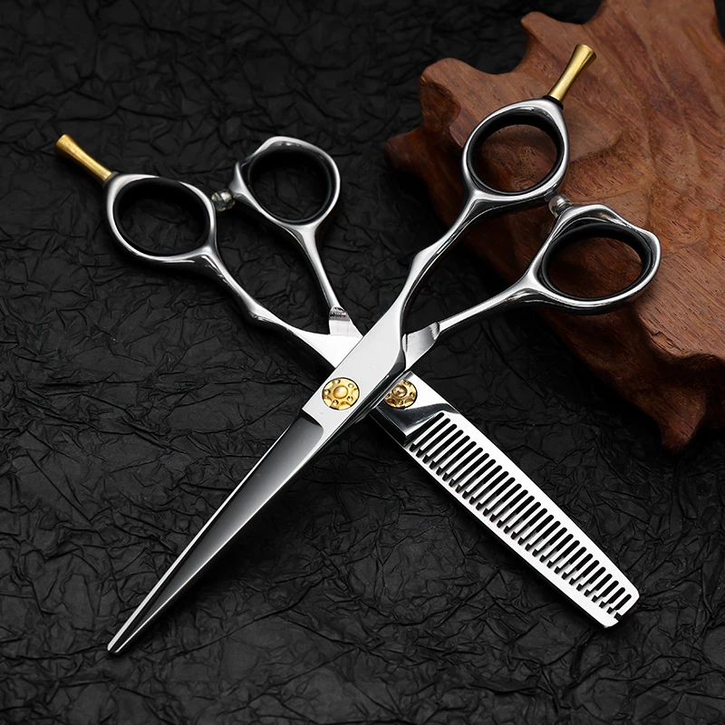 JP440C Professional Hair Scissors Salon 6.0 Barber Scissors Hairdressing CuttingThinning Shears Set
JP440C Professional Hair Scissors Salon 6.0 Barber Scissors Hairdressing CuttingThinning Shears Set