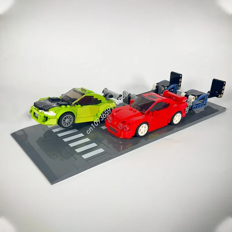 497pcs MOC The First Race City Champions Super Car Building Blocks DIY Assemble creative idea Education Brick Christmas toy Gift
497pcs MOC The First Race City Champions Super Car Building Blocks DIY Assemble creative idea Education Brick Christmas toy Gift