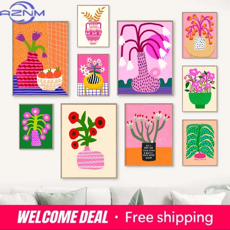 Художественные принты AZNM с ретро-иллюстрациями растений для домашнего декора стен, украшения гостиной и спальни, современные абстрактные цветочные композиции
Художественные принты AZNM с ретро-иллюстрациями растений для домашнего декора стен, украшения гостиной и спальни, современные абстрактные цветочные композиции