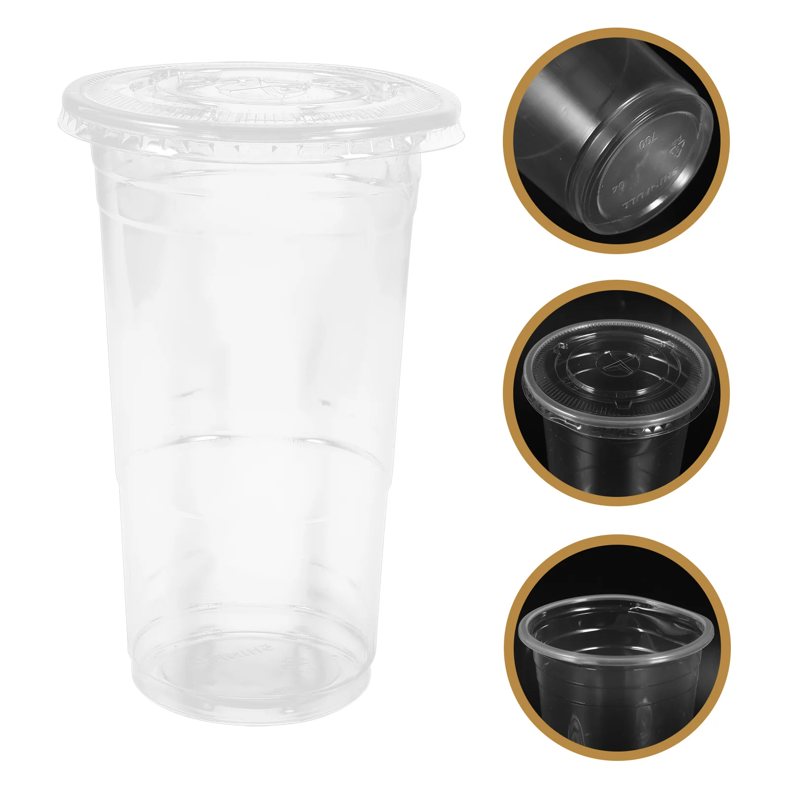 50pcs Disposable Beverage Cups 16Oz Clear Plastic Drinking Containers For Juice Smoothie Iced Coffee Milk Tea Cold Drinks Home
50pcs Disposable Beverage Cups 16Oz Clear Plastic Drinking Containers For Juice Smoothie Iced Coffee Milk Tea Cold Drinks Home