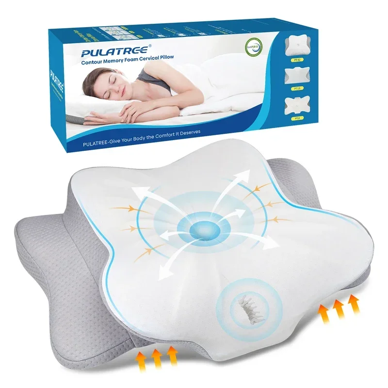 New Odorless Orthopedic Ergonomic Pillow Foam Breathable Inner Cover Relaxing Cervical Slow Rebound Guards
New Odorless Orthopedic Ergonomic Pillow Foam Breathable Inner Cover Relaxing Cervical Slow Rebound Guards