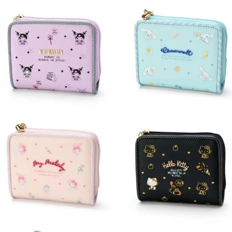 Кошелек для монет Pu Kuromi Hello Kittys Sanrios, кружевной кошелек Cinnamoroll My Melody, короткий стиль, милые сумки с героями мультфильмов для женщин
Кошелек для монет Pu Kuromi Hello Kittys Sanrios, кружевной кошелек Cinnamoroll My Melody, короткий стиль, милые сумки с героями мультфильмов для женщин