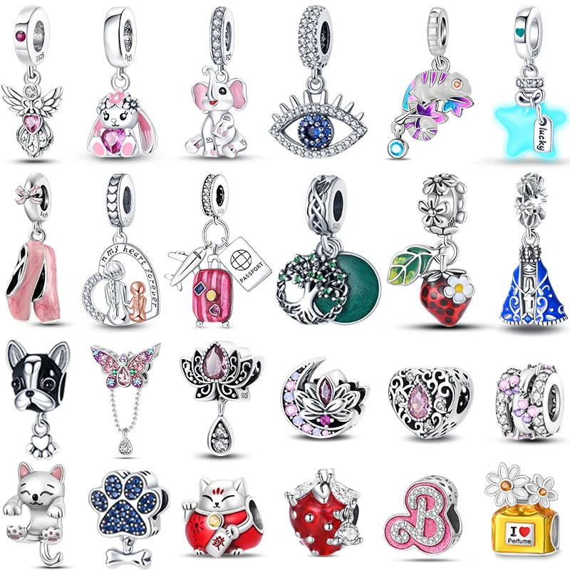 Charms Fit 3mm Bracelets 925 Sterling Silver Classical Travel Strawberry Angel Firefly Luminous DIY Party Fine Jewelry Making
Charms Fit 3mm Bracelets 925 Sterling Silver Classical Travel Strawberry Angel Firefly Luminous DIY Party Fine Jewelry Making