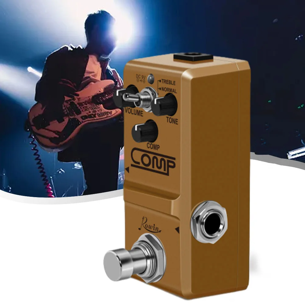 Rowin Compressor Box Guitar Compression Effect Pedal Electric Guitar Bass Professional Musical Instrument Equipment Accessories
Rowin Compressor Box Guitar Compression Effect Pedal Electric Guitar Bass Professional Musical Instrument Equipment Accessories