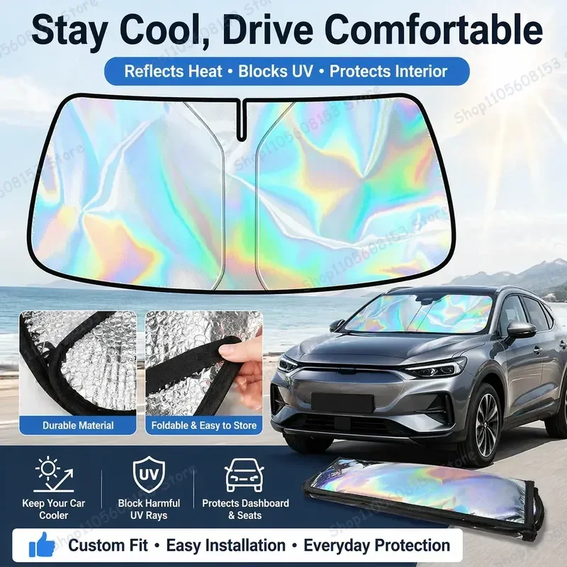 For Audi Q4 e-tron 2021 2022 2023 2024 2025 2026 Foldable Windshield Sun Shade UV Protection Reflective Car Interior
For Audi Q4 e-tron 2021 2022 2023 2024 2025 2026 Foldable Windshield Sun Shade UV Protection Reflective Car Interior