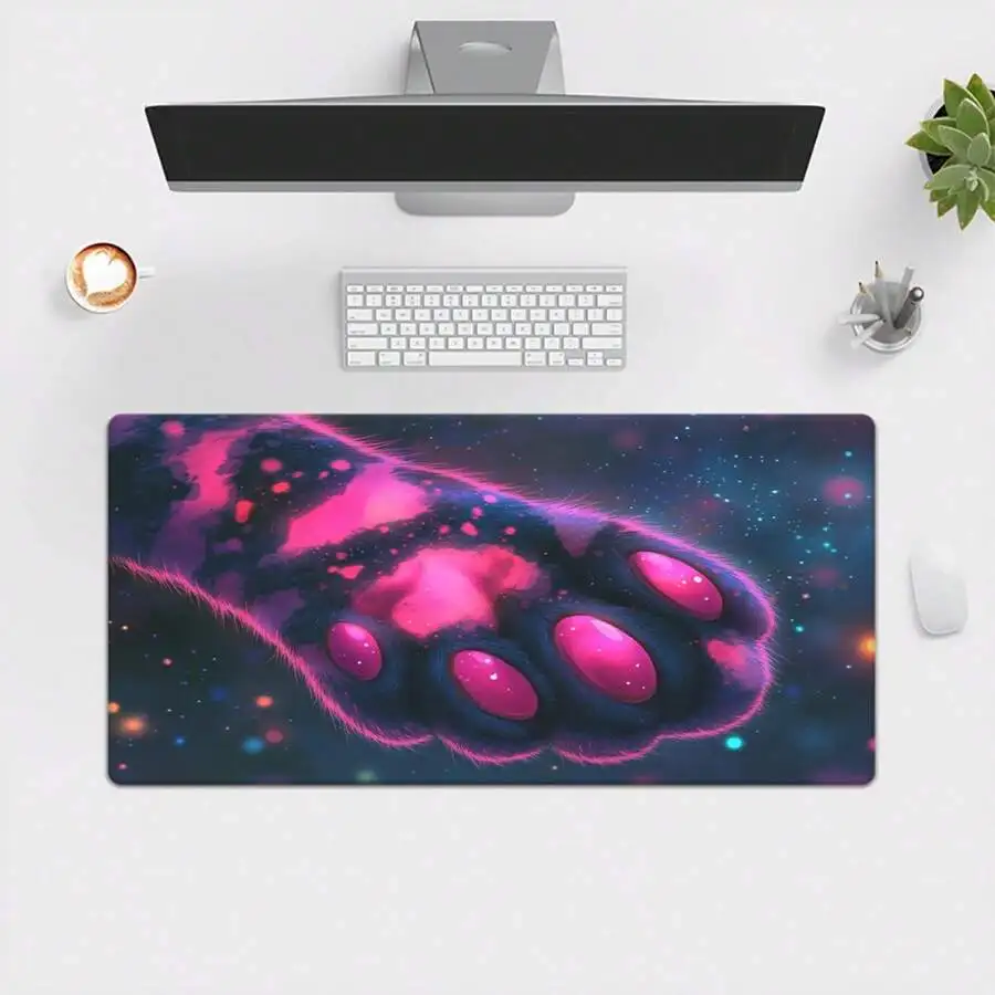 Large Pink Purple Paw In Space Mouse Pad Rubber Anti-Slip Desk Mat For Gamers Office PC Users
Large Pink Purple Paw In Space Mouse Pad Rubber Anti-Slip Desk Mat For Gamers Office PC Users