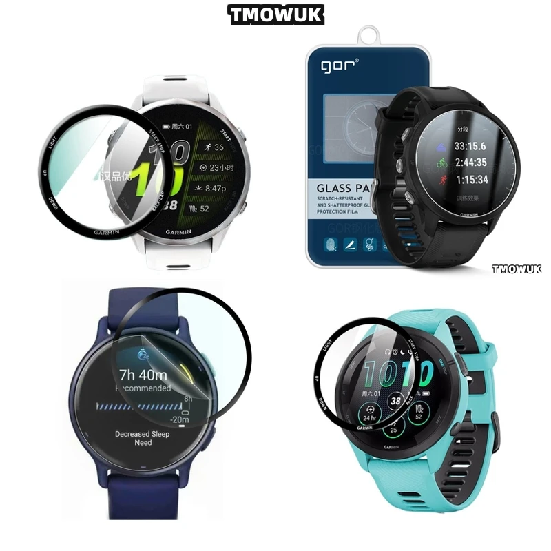 For Garmin Forerunner 158 165 245 255 255s 265 265s Bubble-Free Screen Protector.
For Garmin Forerunner 158 165 245 255 255s 265 265s Bubble-Free Screen Protector.