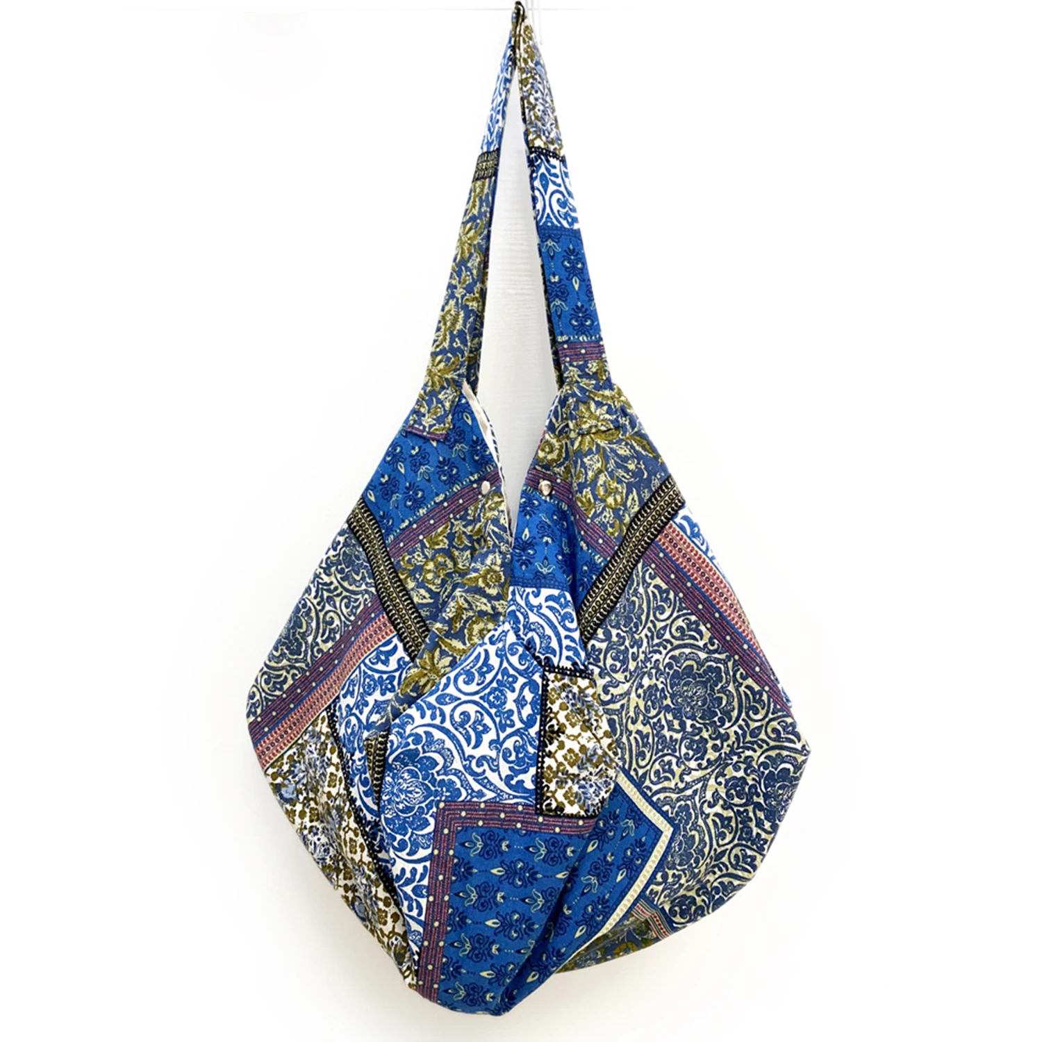 Women's Bag Quality Crossbody BagLarge Capacity Tribal Bag Multi-pockets CottonPurse Bohemian Style Hobo Bag
Women's Bag Quality Crossbody BagLarge Capacity Tribal Bag Multi-pockets CottonPurse Bohemian Style Hobo Bag
