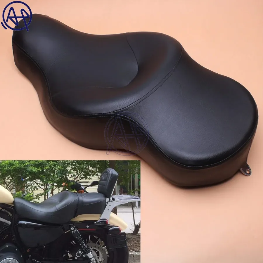 Мотоциклетное черное кожаное сиденье водителя и пассажира 2-up для Harley XL883N XL1200N 2004-2018
Мотоциклетное черное кожаное сиденье водителя и пассажира 2-up для Harley XL883N XL1200N 2004-2018