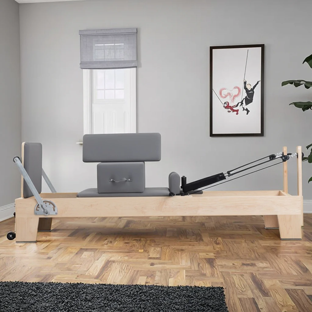 Premium Luxury Adjustable Pilates Reformer Fitness Core Bed Quality Maple Wood for Home Gym or Studio Body Shaping
Premium Luxury Adjustable Pilates Reformer Fitness Core Bed Quality Maple Wood for Home Gym or Studio Body Shaping
