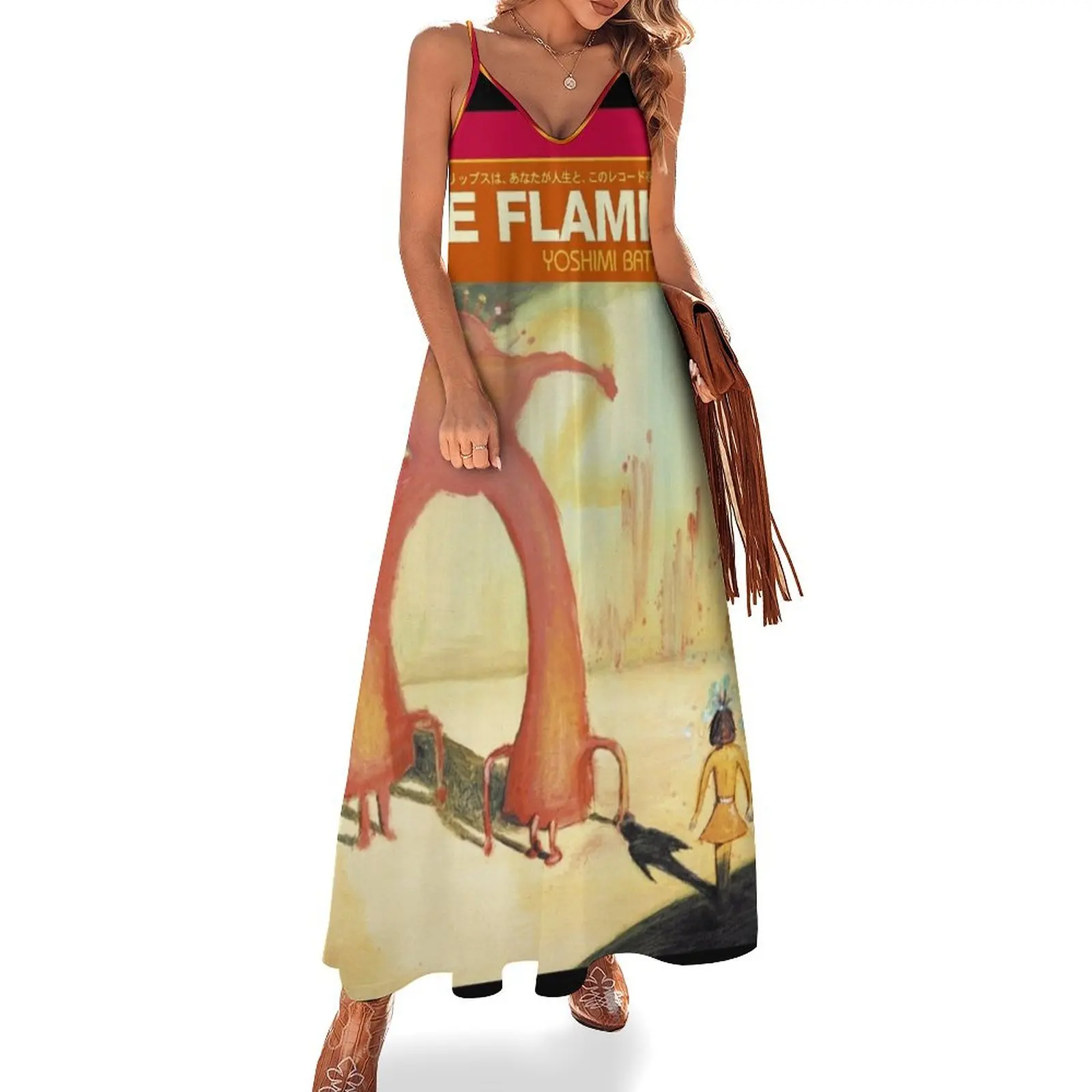 Yoshimi battles the pink robots Sleeveless Long Dress Women's clothing dress women summer Dress
Yoshimi battles the pink robots Sleeveless Long Dress Women's clothing dress women summer Dress