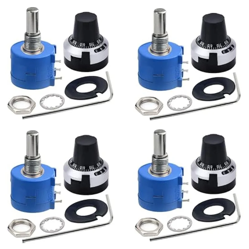 BAAG-4Pcs 3590S-2-103L 10K Ом Поворотный потенциометр 10-оборотный прецизионный многооборотный потенциометр с проволочной обмоткой
BAAG-4Pcs 3590S-2-103L 10K Ом Поворотный потенциометр 10-оборотный прецизионный многооборотный потенциометр с проволочной обмоткой