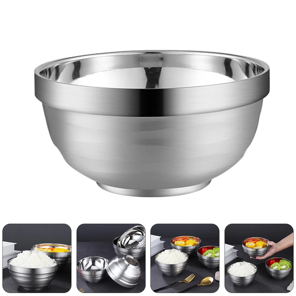 2 Pcs Stainless Steel Bowl Double Layer Large Automatic Teapot Pasta Food Kitchen Gadget Household Ramen Baby
2 Pcs Stainless Steel Bowl Double Layer Large Automatic Teapot Pasta Food Kitchen Gadget Household Ramen Baby