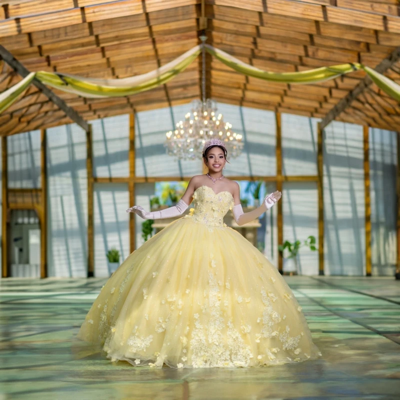 Блестящие светло-желтые платья Quinceanera по индивидуальному заказу с открытыми плечами, тюлевая аппликация с блестками, 3D цветок, Vestido De 15, Quinceanera
Блестящие светло-желтые платья Quinceanera по индивидуальному заказу с открытыми плечами, тюлевая аппликация с блестками, 3D цветок, Vestido De 15, Quinceanera