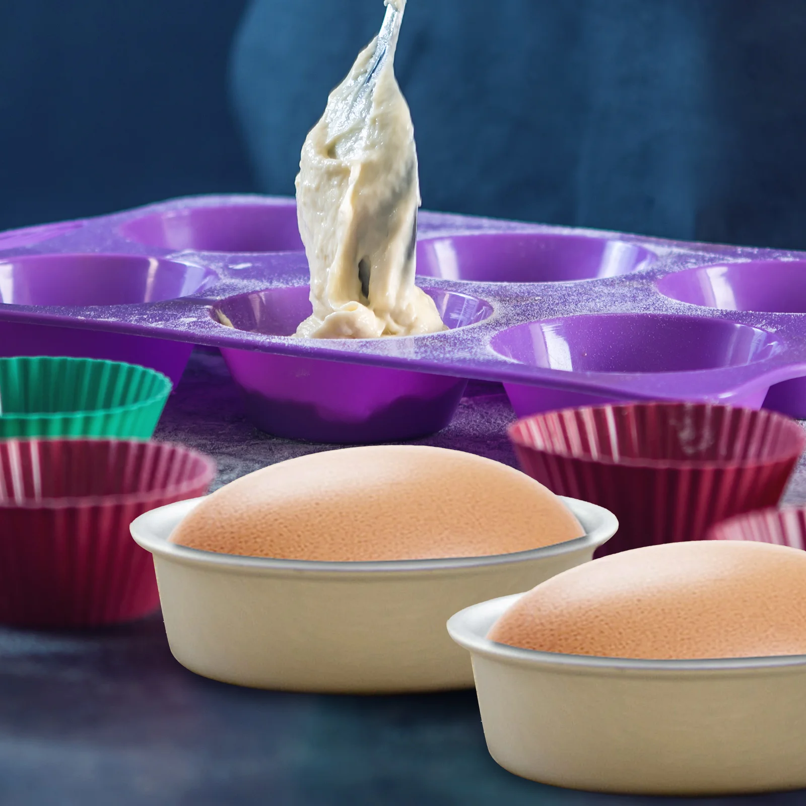10 Pcs Cake Mold Set Anti-warping Baking Pan Supplies Molds for Steak Bread Toast Egg Tart
10 Pcs Cake Mold Set Anti-warping Baking Pan Supplies Molds for Steak Bread Toast Egg Tart