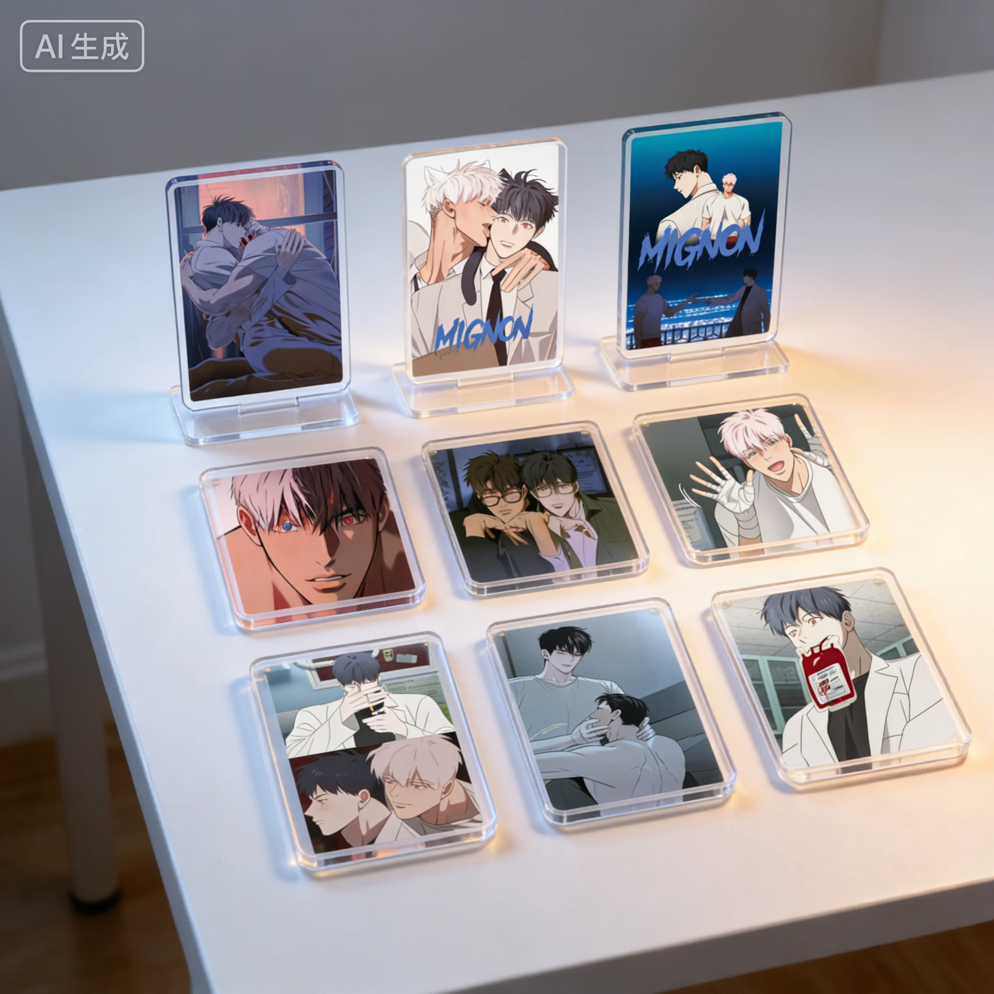 Mignon Boxer Mignon And Oh Young-One Rectangle Acrylic Stand Model Plate Keychains Desktop Ornament Holiday Gifts
Mignon Boxer Mignon And Oh Young-One Rectangle Acrylic Stand Model Plate Keychains Desktop Ornament Holiday Gifts
