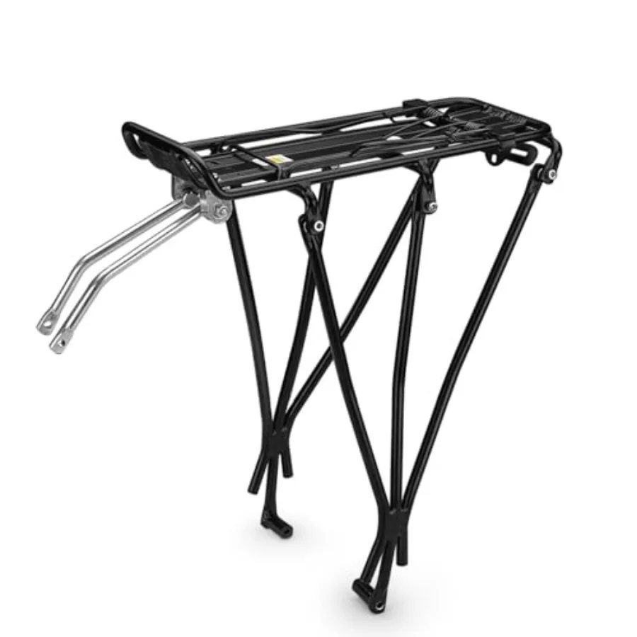 Adjustable Bicycle Carrier Rack 110lb Capacity Black - Back Bike Cargo Rack Aluminum Rear Seat Post Bike Rack Caddy for 26-28 I
Adjustable Bicycle Carrier Rack 110lb Capacity Black - Back Bike Cargo Rack Aluminum Rear Seat Post Bike Rack Caddy for 26-28 I
