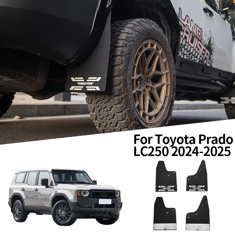 Для LHD Toyota Prado LC250 2024 + Off-Road Edition четырехколесные брызговики с расширенной внутренней подкладкой брызговики автомобильные аксессуары 4 шт.
Для LHD Toyota Prado LC250 2024 + Off-Road Edition четырехколесные брызговики с расширенной внутренней подкладкой брызговики автомобильные аксессуары 4 шт.