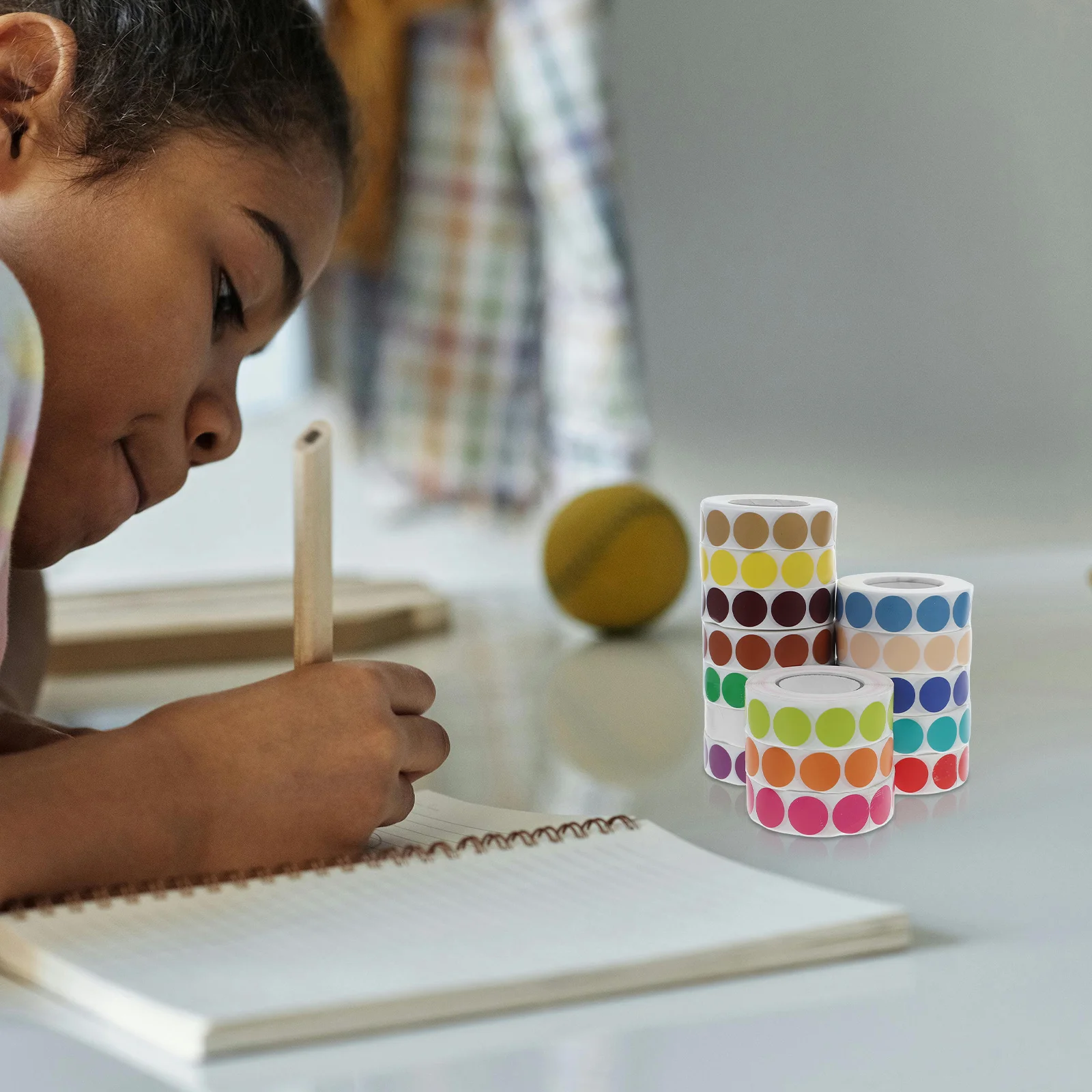 15 шт., круглые наклейки в горошек, самоклеящиеся этикетки с цветовым кодированием для общественного питания, школ, отелей, сделай сам, организация, записываемая лента
15 шт., круглые наклейки в горошек, самоклеящиеся этикетки с цветовым кодированием для общественного питания, школ, отелей, сделай сам, организация, записываемая лента