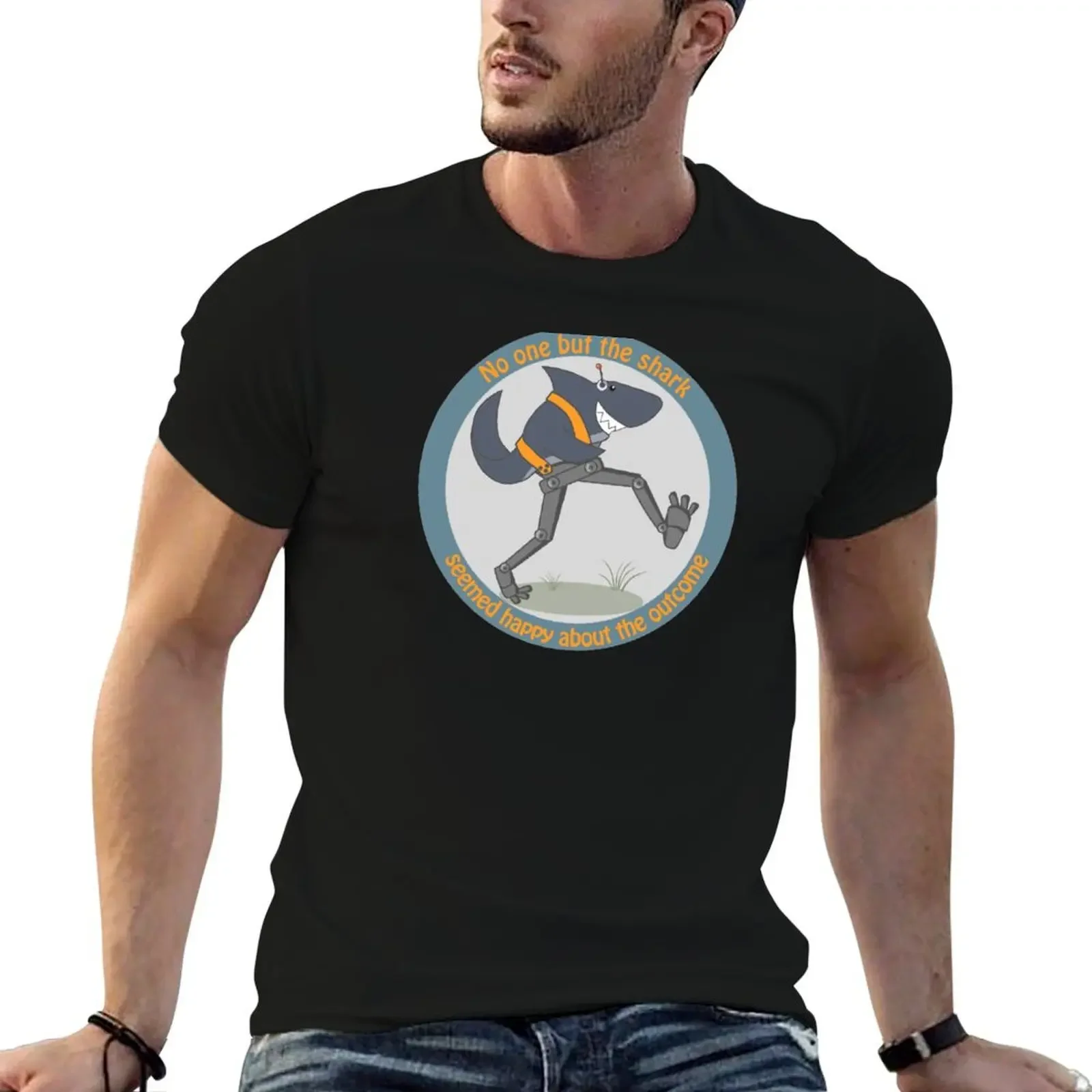 Shark walk - No one but the shark seemed happy T-Shirt hippie clothes boys animal print anime tee shirts for men
Shark walk - No one but the shark seemed happy T-Shirt hippie clothes boys animal print anime tee shirts for men