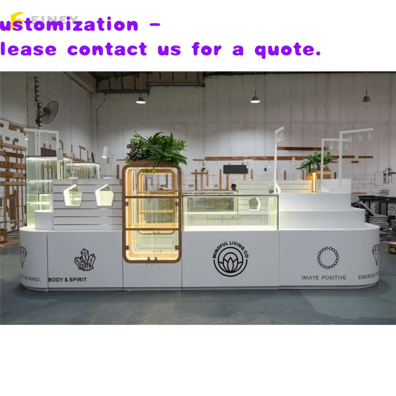 custom.Customized Modern Design Retail Display Shelf Counter Showcase High End Jewelry Display Mall Kiosks
custom.Customized Modern Design Retail Display Shelf Counter Showcase High End Jewelry Display Mall Kiosks