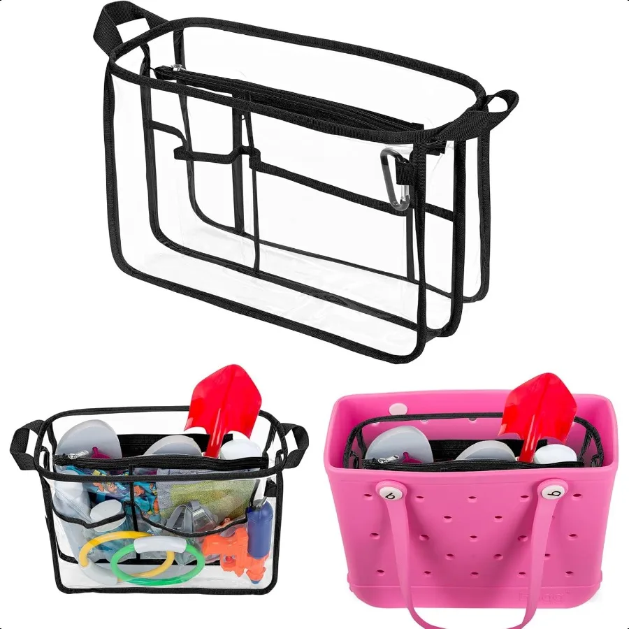 Clear Beach Bag Organizer Insert 12.4in x 10.2in x 4.3in Compatible with Bogg Bag (15in x 13in x 5.25in) Waterproof Beach Bag I
Clear Beach Bag Organizer Insert 12.4in x 10.2in x 4.3in Compatible with Bogg Bag (15in x 13in x 5.25in) Waterproof Beach Bag I