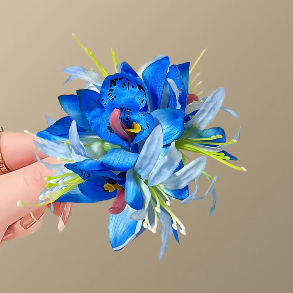 Элегантная заколка для волос с цветком, 3D тканевый искусственный цветок, аксессуар для волос, свежий и нежный, изысканная заколка для волос с искусственной орхидеей
Элегантная заколка для волос с цветком, 3D тканевый искусственный цветок, аксессуар для волос, свежий и нежный, изысканная заколка для волос с искусственной орхидеей