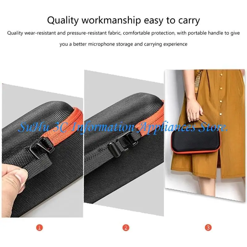 Lightweight Carrying Case for Micrphone Case Travel Pouches Essential Bag
Lightweight Carrying Case for Micrphone Case Travel Pouches Essential Bag