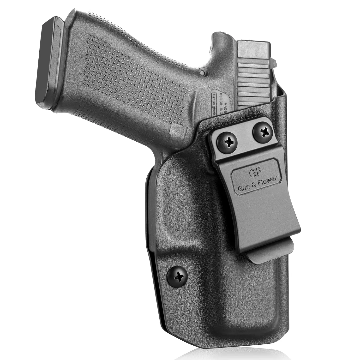 For Glock 43, Glock 43X Pistol,IWB KYDEX Holster,Concealed Carry Holster for Inside Waistband, Fit 1.5 Inch Belt, Right hand
For Glock 43, Glock 43X Pistol,IWB KYDEX Holster,Concealed Carry Holster for Inside Waistband, Fit 1.5 Inch Belt, Right hand