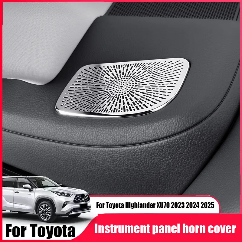 Dust cover for left and right small air vents on the central control dashboard for Toyota Highlander XU70 2023 2024 2025
Dust cover for left and right small air vents on the central control dashboard for Toyota Highlander XU70 2023 2024 2025