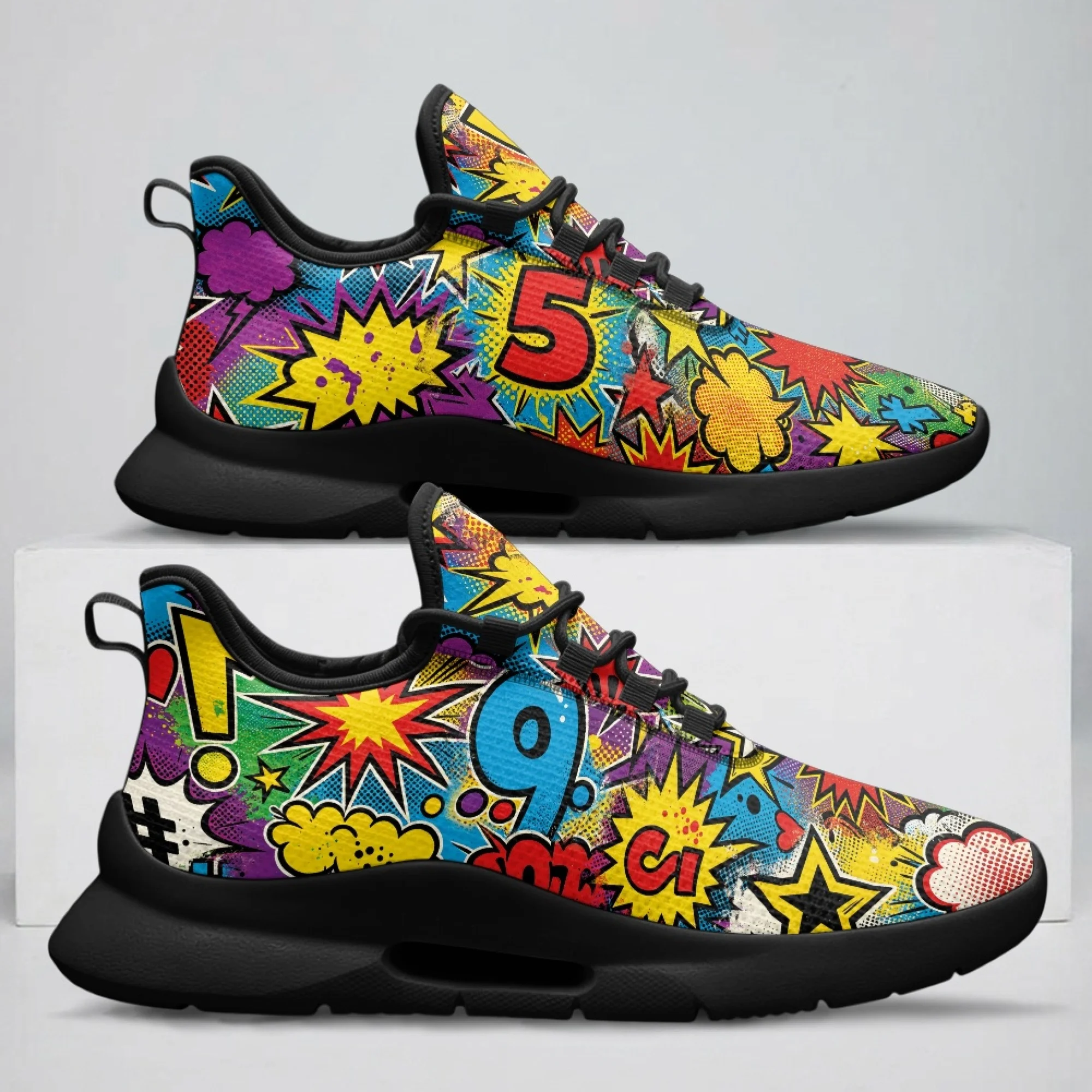 XIXIRIMIDO Graffiti Number Lace-up Casual Shoes Mens Sneakers Comfortable Mesh Breathable Walking Shoes Women's Fashion Shoes
XIXIRIMIDO Graffiti Number Lace-up Casual Shoes Mens Sneakers Comfortable Mesh Breathable Walking Shoes Women's Fashion Shoes