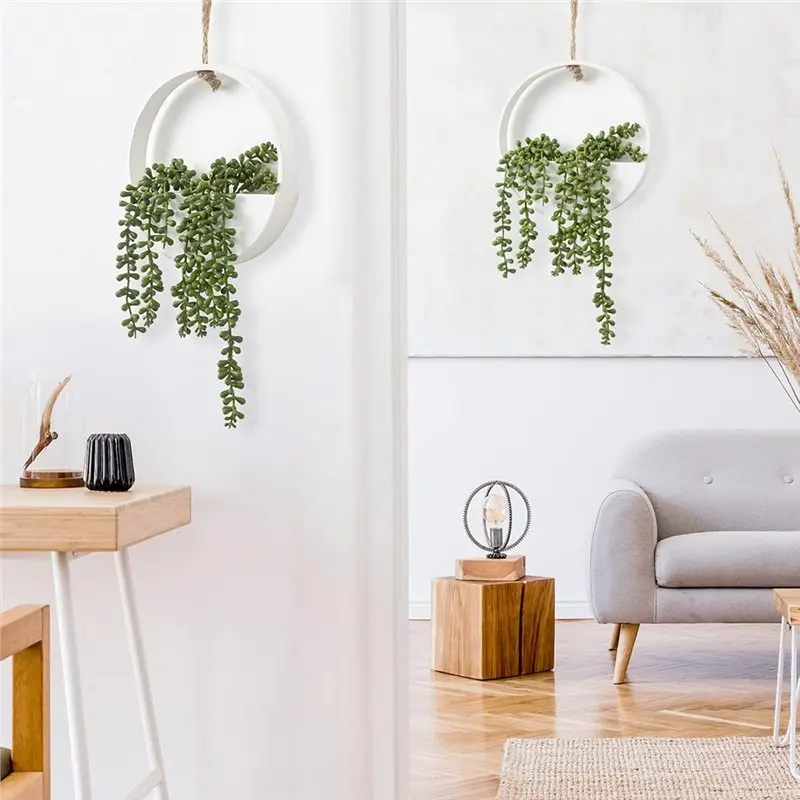 Wall Decoration 2Pcs Artificial Hanging Plants-Fake String Of Pearls In Pot For Indoor, Outdoor For Living Room Home
Wall Decoration 2Pcs Artificial Hanging Plants-Fake String Of Pearls In Pot For Indoor, Outdoor For Living Room Home