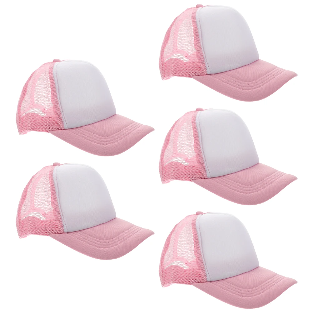 5pcs Mesh Baseball Cap Sublimation Blank DIY Hats Bulk PVC Heat Transfer Driver Hat Lightweight Polyester One Size Fits Most
5pcs Mesh Baseball Cap Sublimation Blank DIY Hats Bulk PVC Heat Transfer Driver Hat Lightweight Polyester One Size Fits Most
