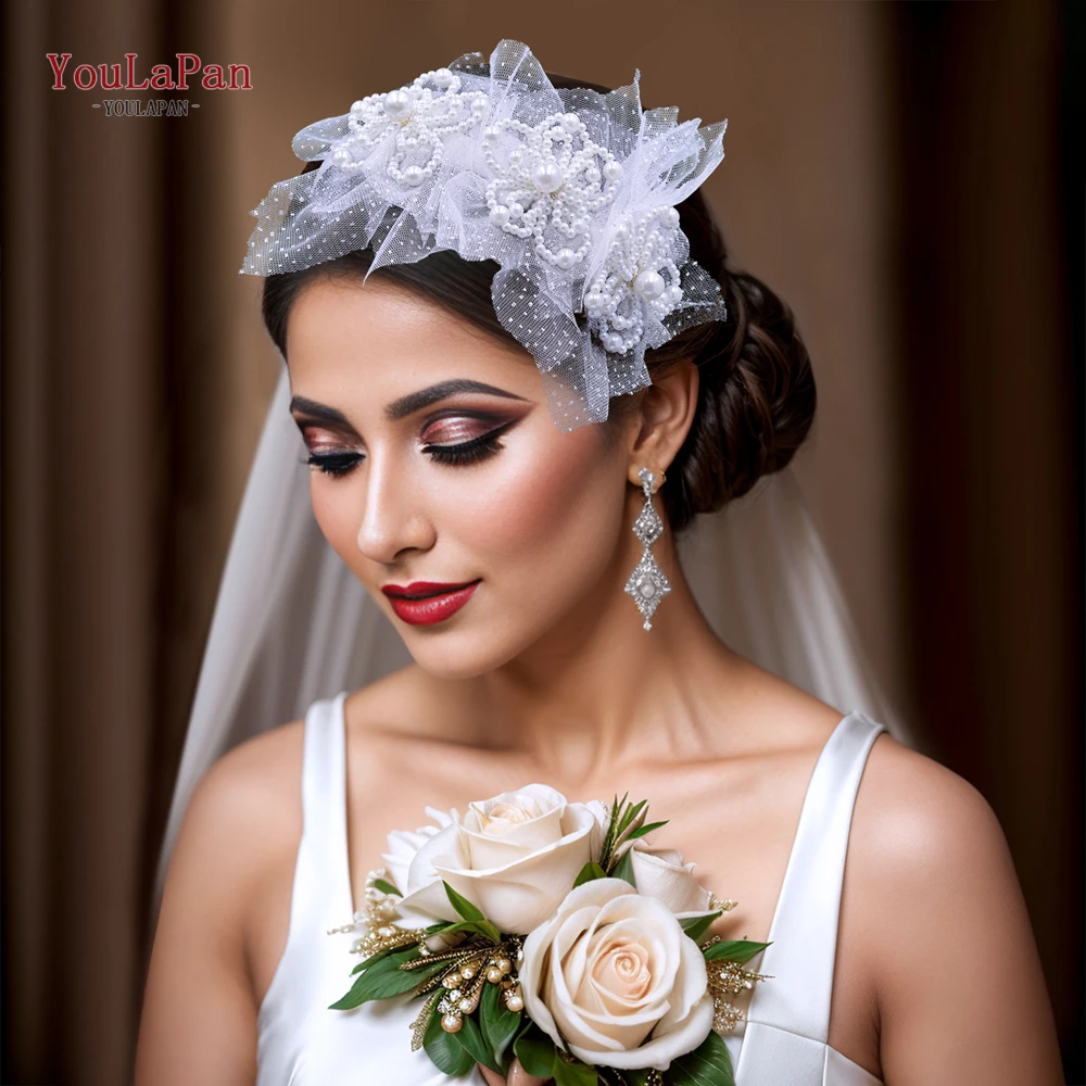 YouLaPan Bride Gauze White Color Hair Hoop Handmade Pearl Flower Wedding Headband Woman Elegant Party Hair Ornaments HP693
YouLaPan Bride Gauze White Color Hair Hoop Handmade Pearl Flower Wedding Headband Woman Elegant Party Hair Ornaments HP693