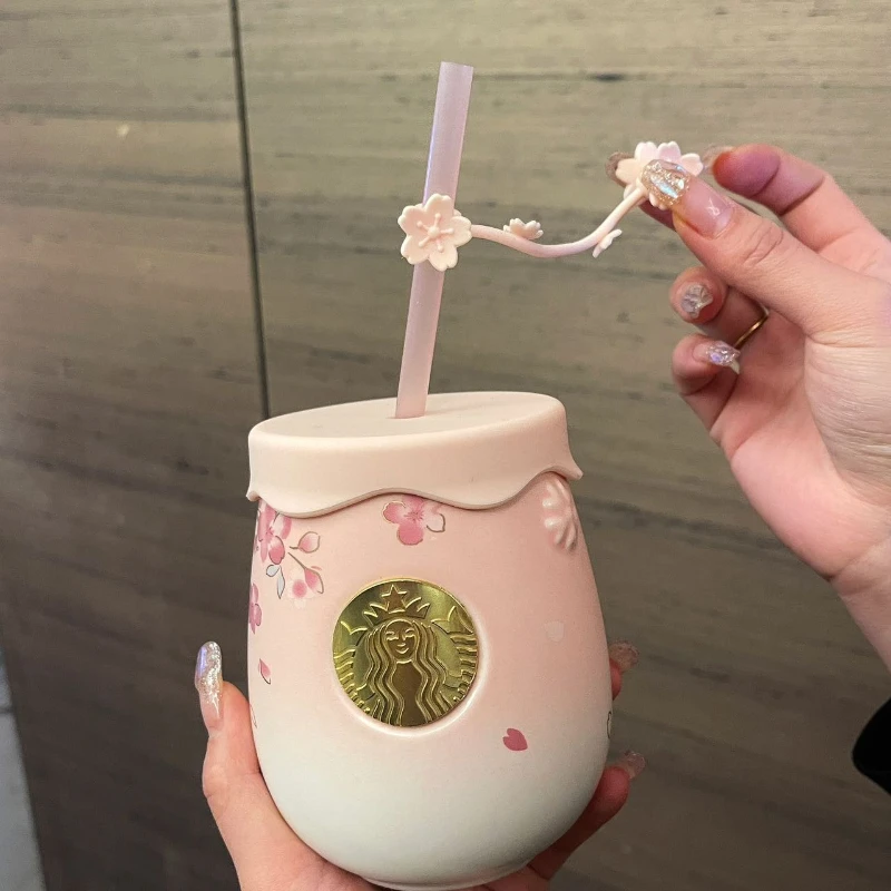 Starbucks Colorful Pink Sakura Mug 2022 Spring Cherry Blossom Cup Ceramic Straw Coffee Cup Ideal Holiday Gift For Friends
Starbucks Colorful Pink Sakura Mug 2022 Spring Cherry Blossom Cup Ceramic Straw Coffee Cup Ideal Holiday Gift For Friends