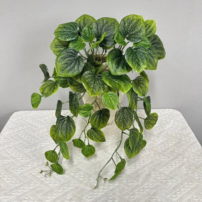 2pcs Artificial Wrinkled Pepper Leaves Plastic Green Plants Floral Home Study Decoration Simulation Half Umbrella Hanging Vine
2pcs Artificial Wrinkled Pepper Leaves Plastic Green Plants Floral Home Study Decoration Simulation Half Umbrella Hanging Vine