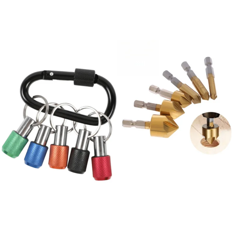 12PCSWoodworking five-blade chamfering tool set with hexagonal shank, titanium-coated chamfering knife, woodworking drill bit, a
12PCSWoodworking five-blade chamfering tool set with hexagonal shank, titanium-coated chamfering knife, woodworking drill bit, a