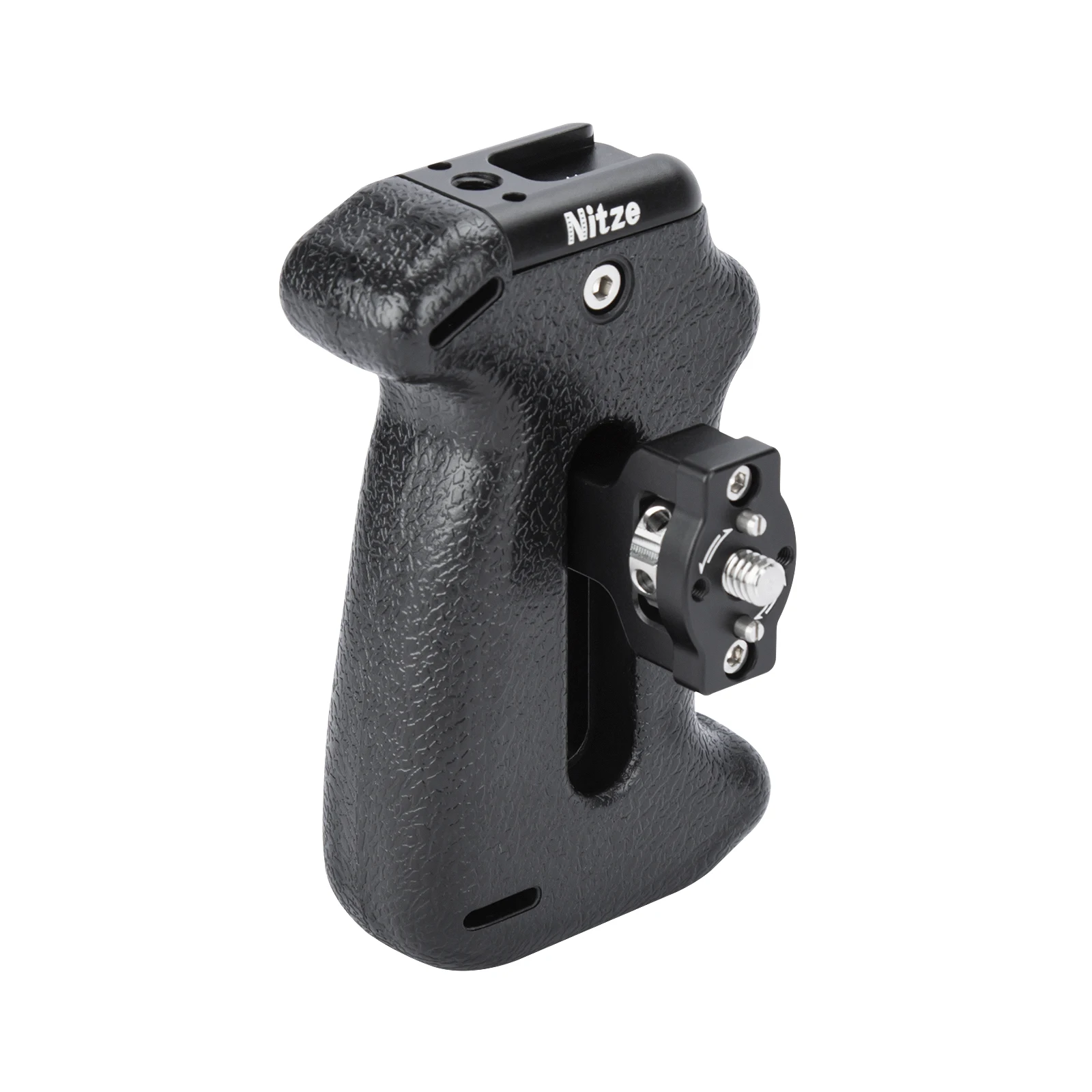 Nitze Side Handle with 1/4" Screw and Detachable Locating Pins for Camera Cage Shoulder Mount Support PA22-H4
Nitze Side Handle with 1/4" Screw and Detachable Locating Pins for Camera Cage Shoulder Mount Support PA22-H4