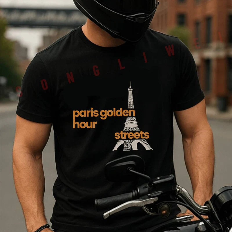Madrid Golden Streets Moto Summer Short-sleeved Cotton T Shirt Men Women Streetwear Loose T-shirts
Madrid Golden Streets Moto Summer Short-sleeved Cotton T Shirt Men Women Streetwear Loose T-shirts
