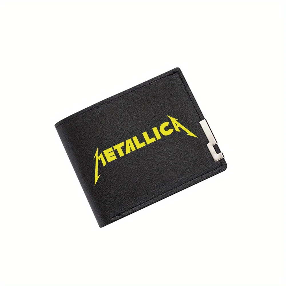 Yellow logo metal band name Men's Wallet Printing Design Simple Modern Stylish Business Father's Boyfriend's Christmas Lover's G
Yellow logo metal band name Men's Wallet Printing Design Simple Modern Stylish Business Father's Boyfriend's Christmas Lover's G