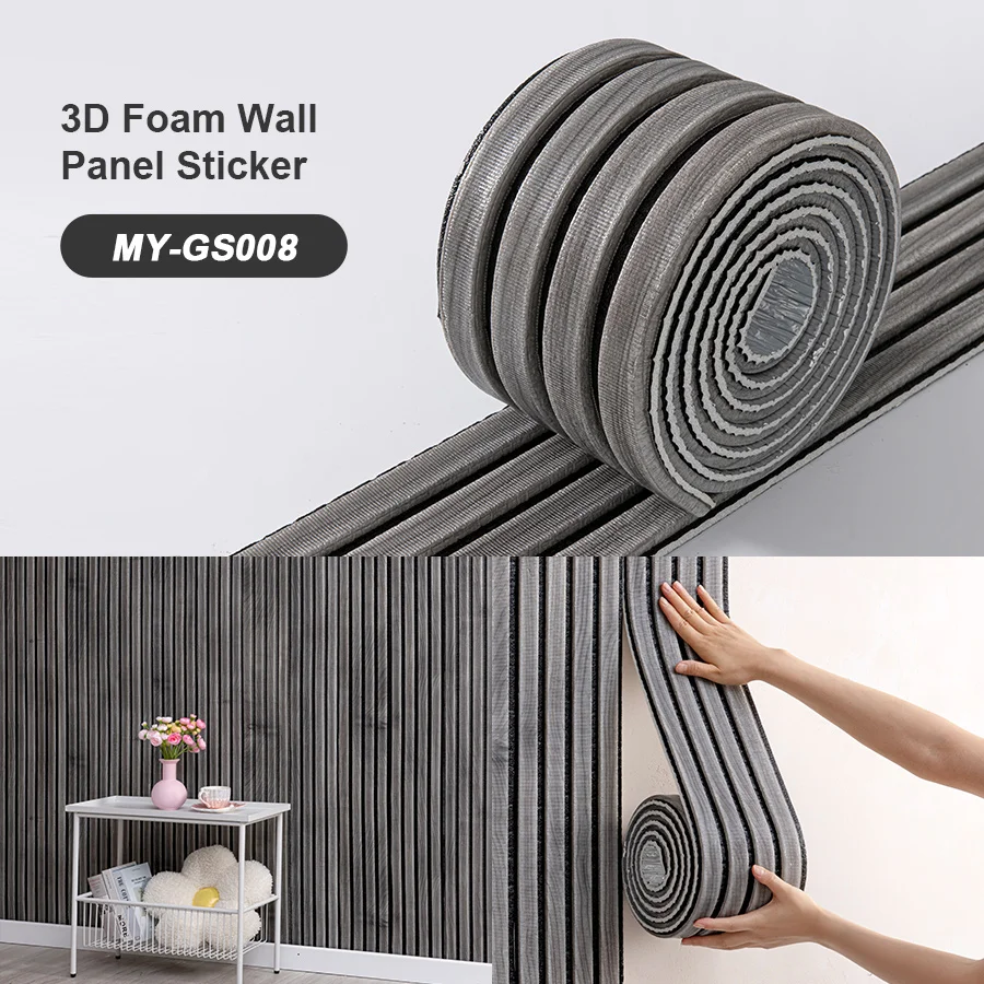 1Roll Sxp Foam Wall Sticker, 3D Wall Panel, 11mm Thick, Self Adhesive Skirting Board, Wainscoting Suitable for All Indoor Spaces
1Roll Sxp Foam Wall Sticker, 3D Wall Panel, 11mm Thick, Self Adhesive Skirting Board, Wainscoting Suitable for All Indoor Spaces
